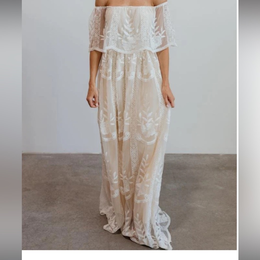 Leon Off-Shoulder Maxi Dress